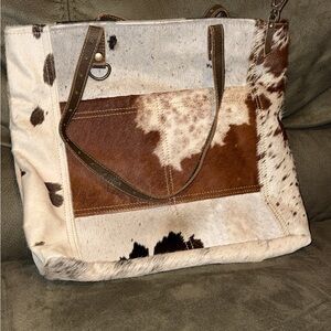 Myra Cowhide Tote Bag